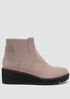 Chelsea Corduroy Wedge Bootie