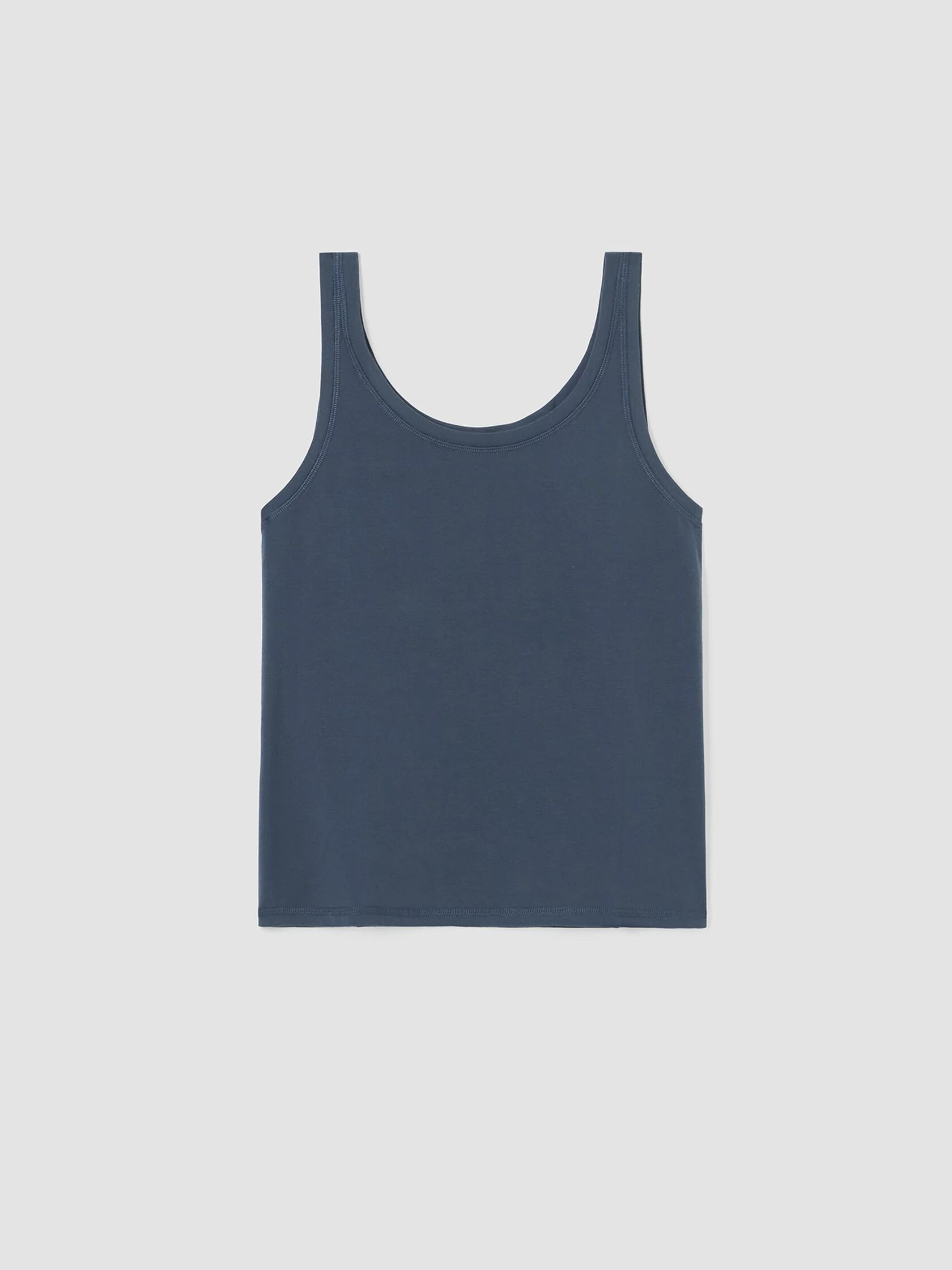 Traceable Organic Cotton Jersey Scoop Neck Tank