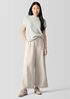 Felted Wool Jersey Wide-Leg Pant in Regenerative Wool