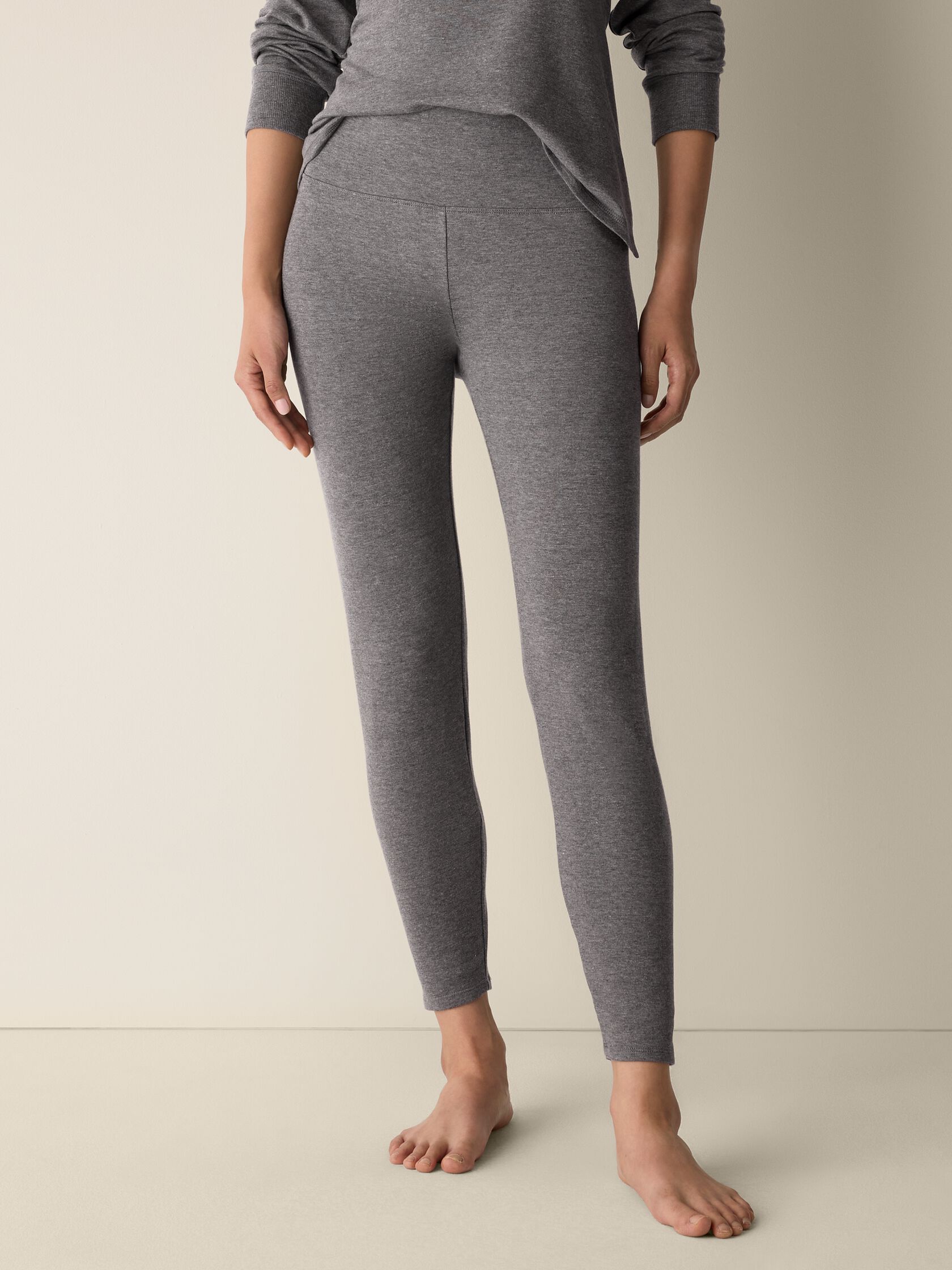 Cozy Brushed Terry Hug High-Waisted Leggings