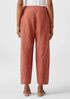 Washed Organic Linen Delave Lantern Pant