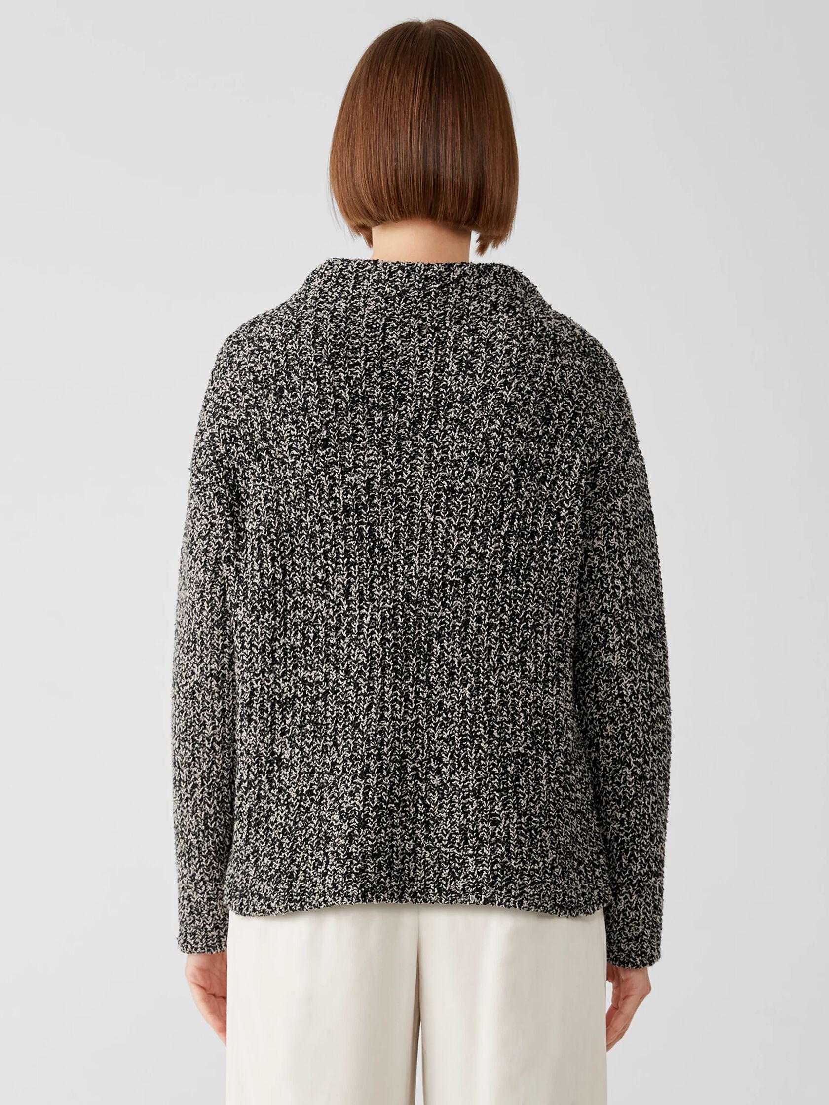 Peruvian Organic Cotton Boucle Box-Top