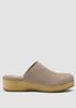 Tumbled Nubuck Clog