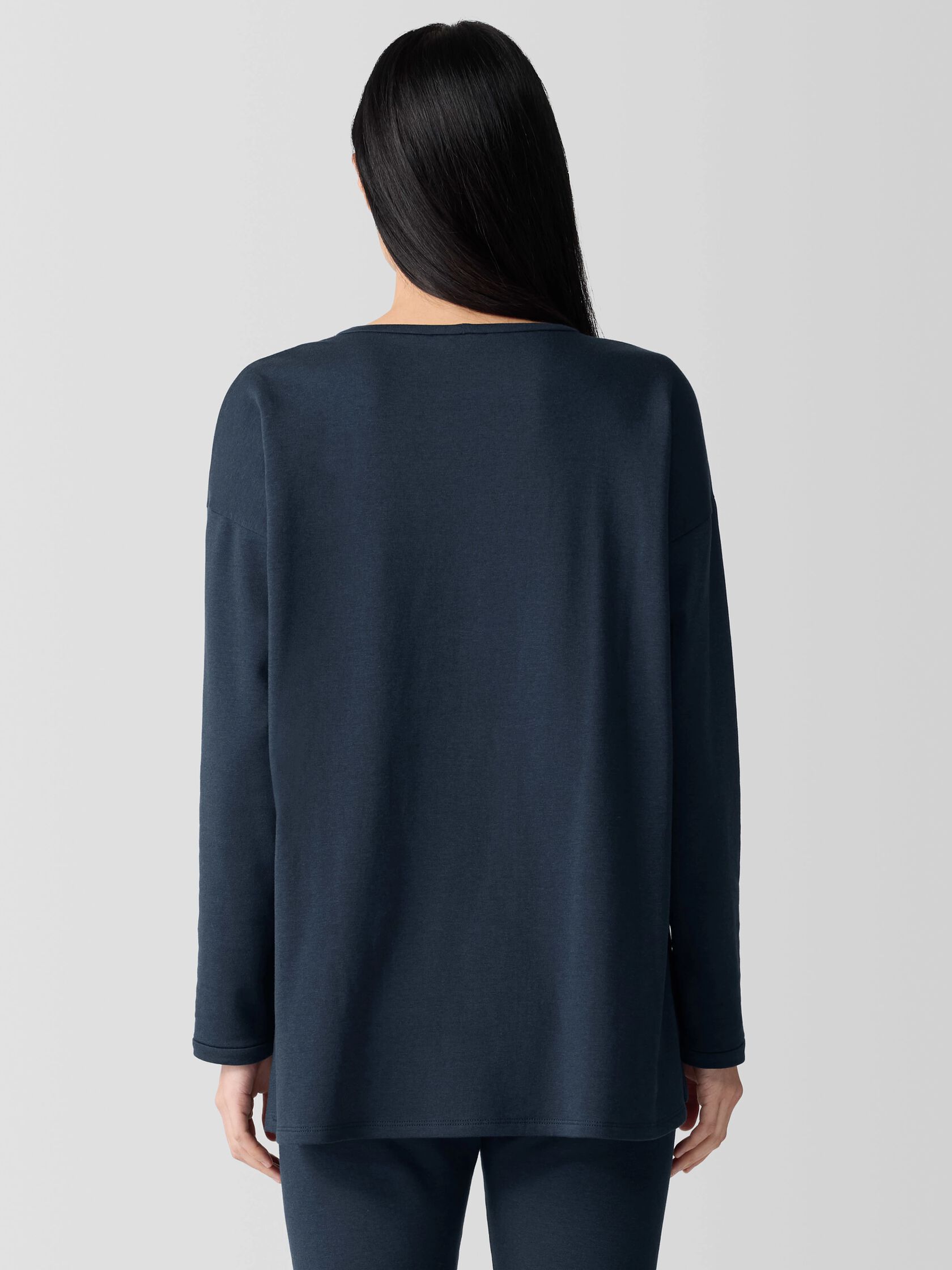 Cozy Brushed Terry Hug Long Box-Top