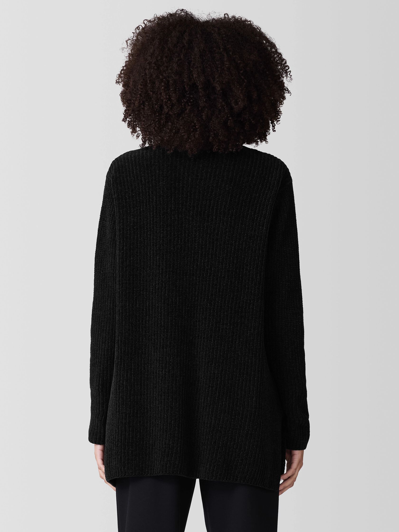 Organic Cotton Chenille V-Neck Top