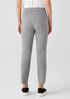 Heathered Organic Cotton High-Waisted Pant