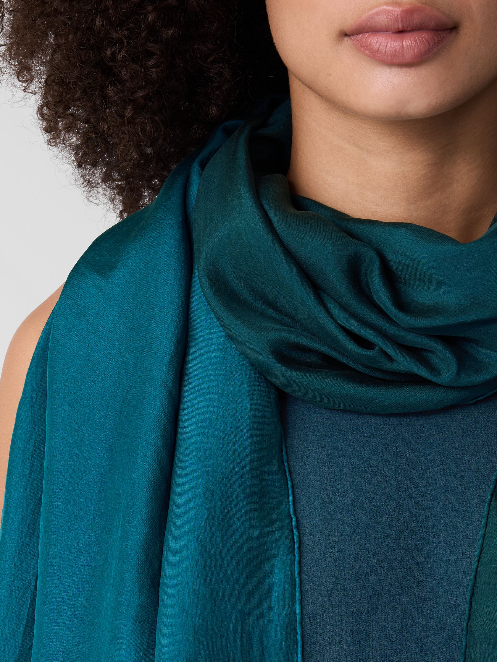 Hand-Dyed Silk Scarf