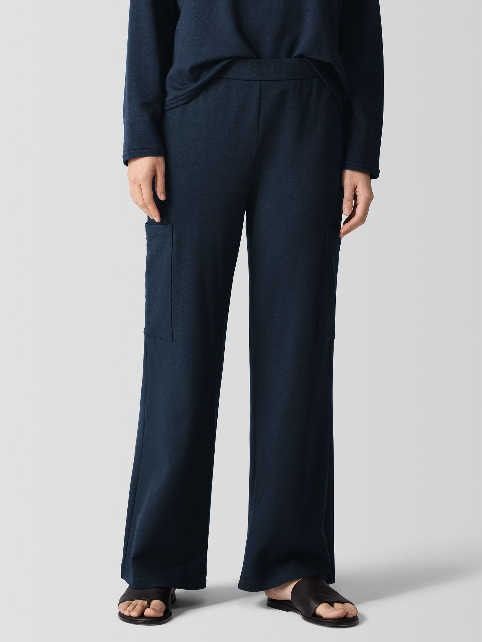 Cozy Brushed Terry Hug Cargo Pant
