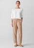 Washed Organic Cotton Poplin Lantern Pant