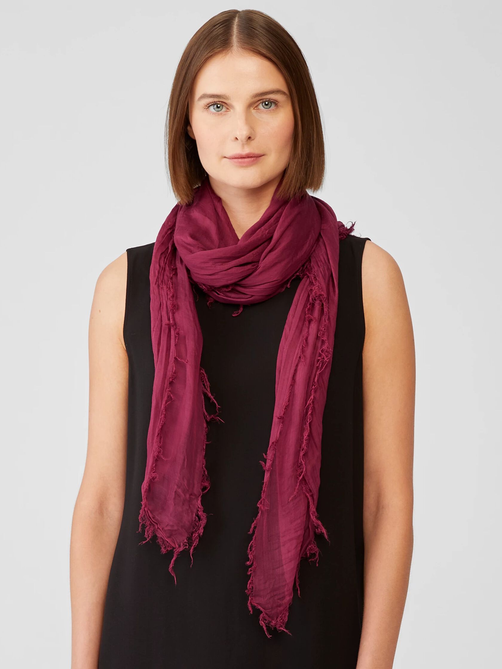 Crinkle Gauze Scarf
