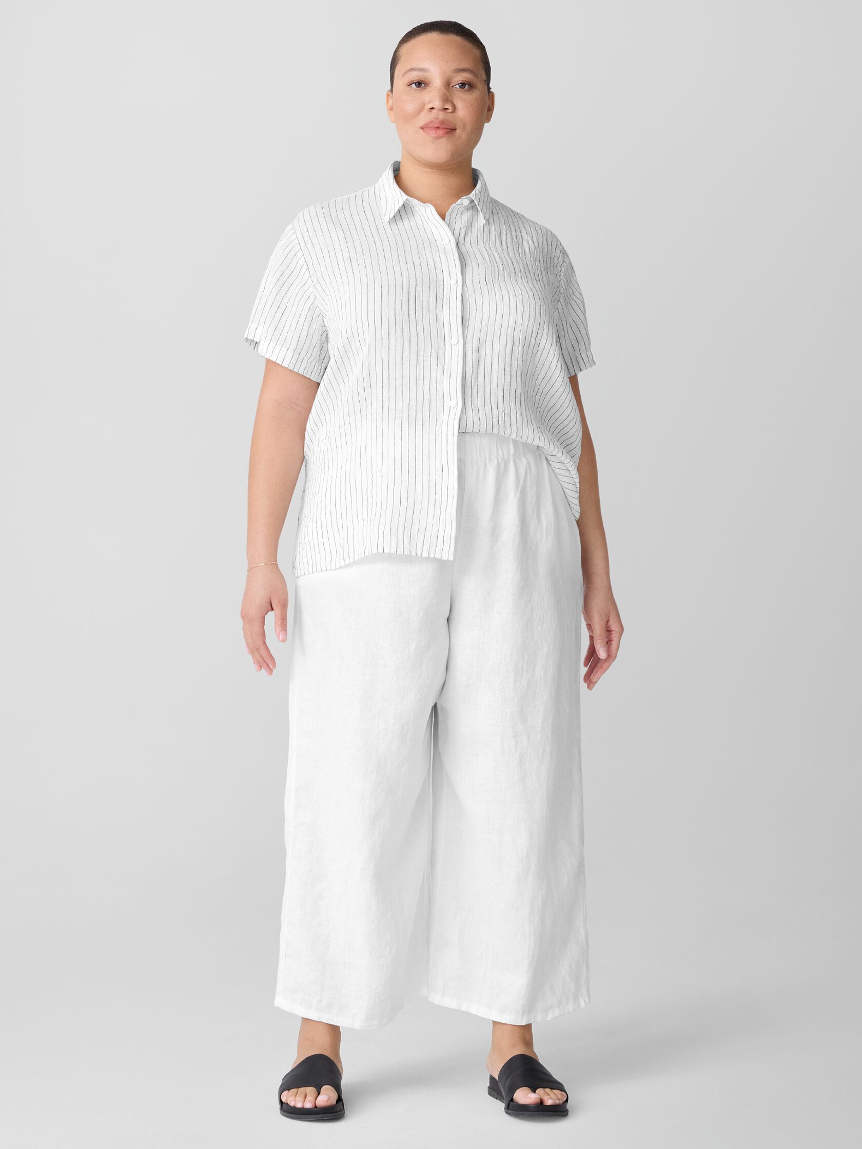 Organic Linen Wide-Leg Pant