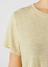 Organic Linen Jersey Crew Neck Tee