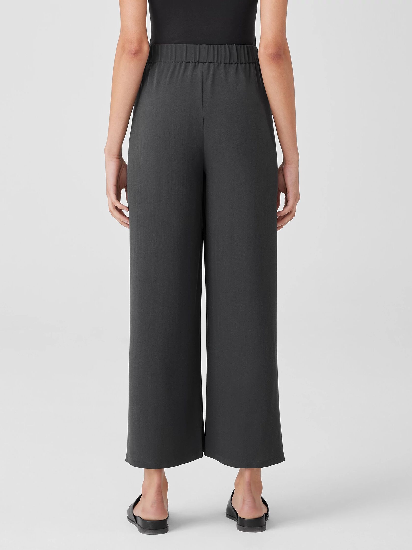 Silk Georgette Crepe Pant with Slits