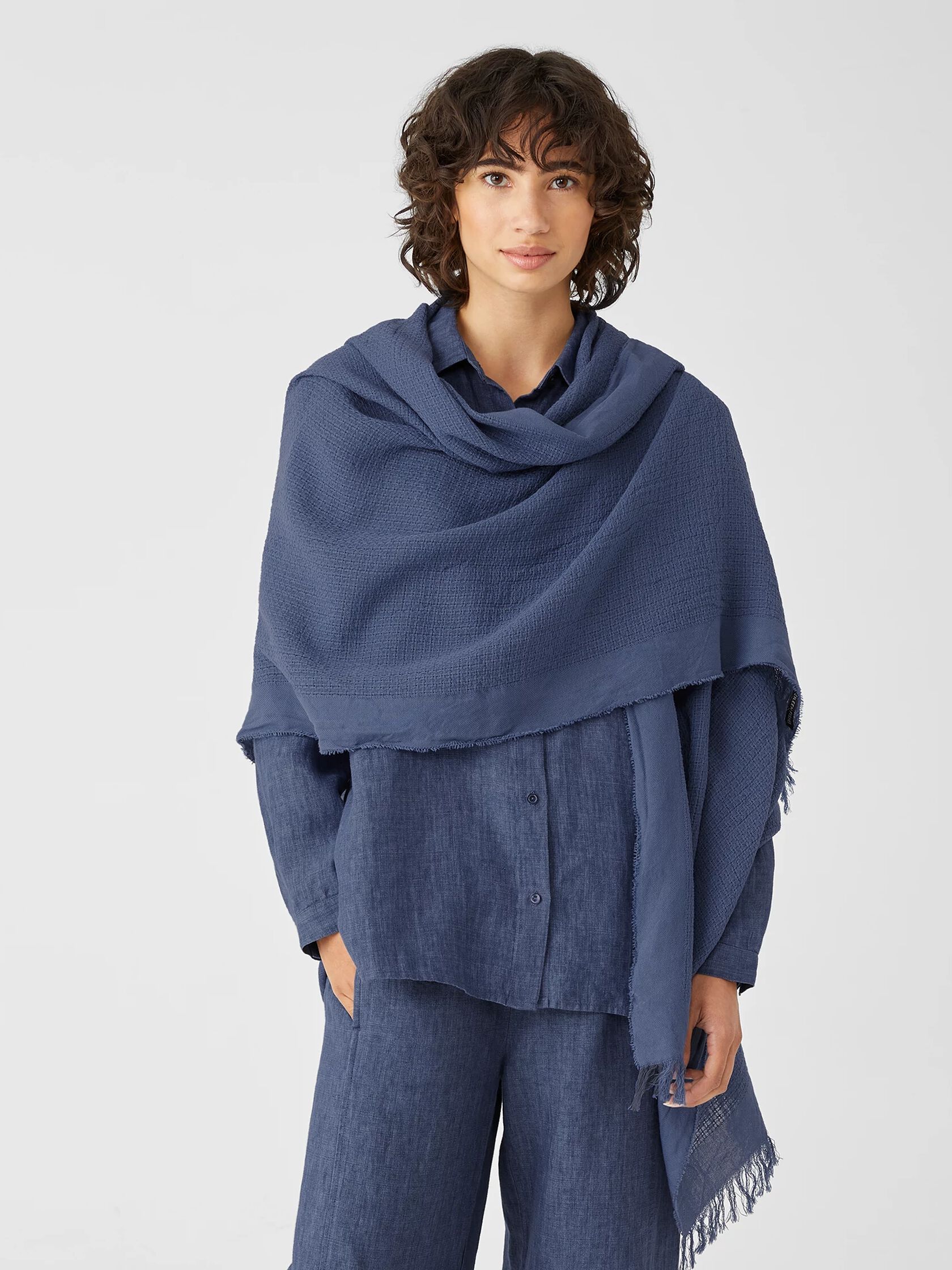 Organic Cotton Open Weave Scarf