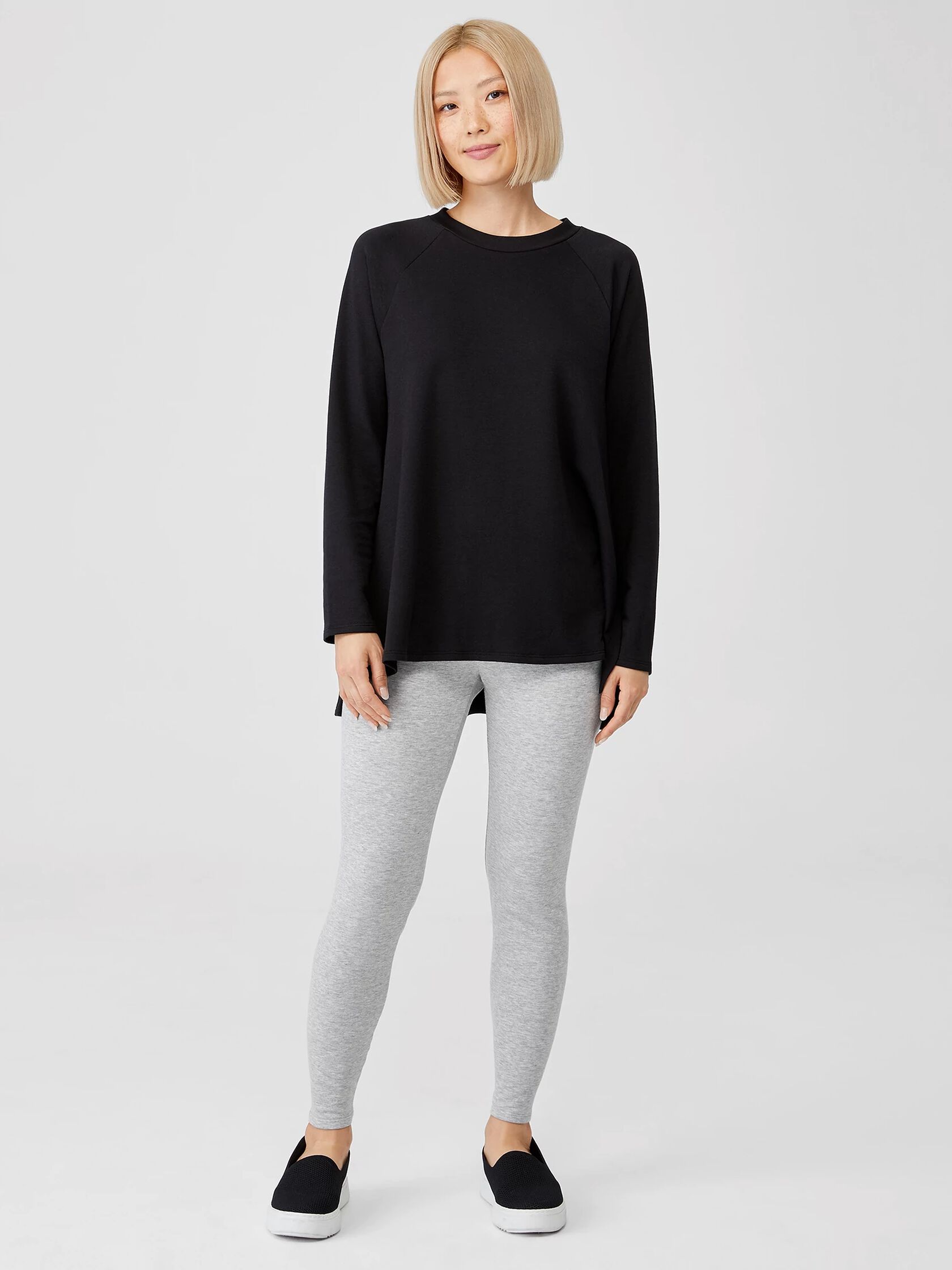 Cozy Brushed Terry High-Waisted Leggings