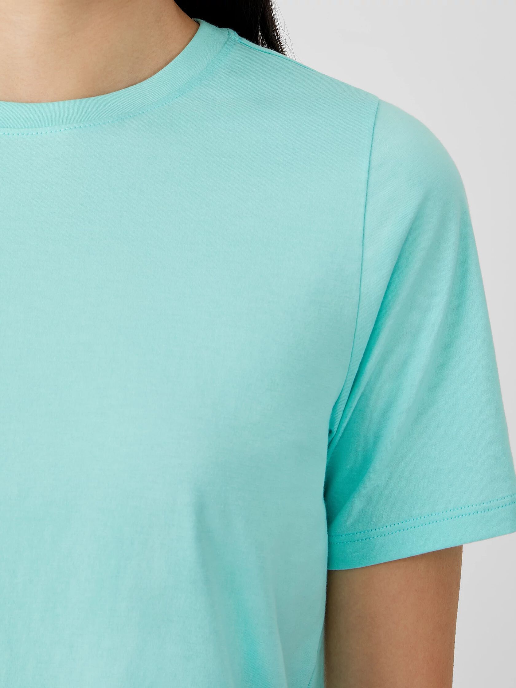 Organic Pima Cotton Jersey Round Neck Tee