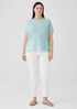 Organic Pima Cotton Jersey&nbsp;Round Neck Tee