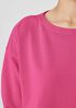 Pima Cotton Stretch Jersey Bateau Neck Top