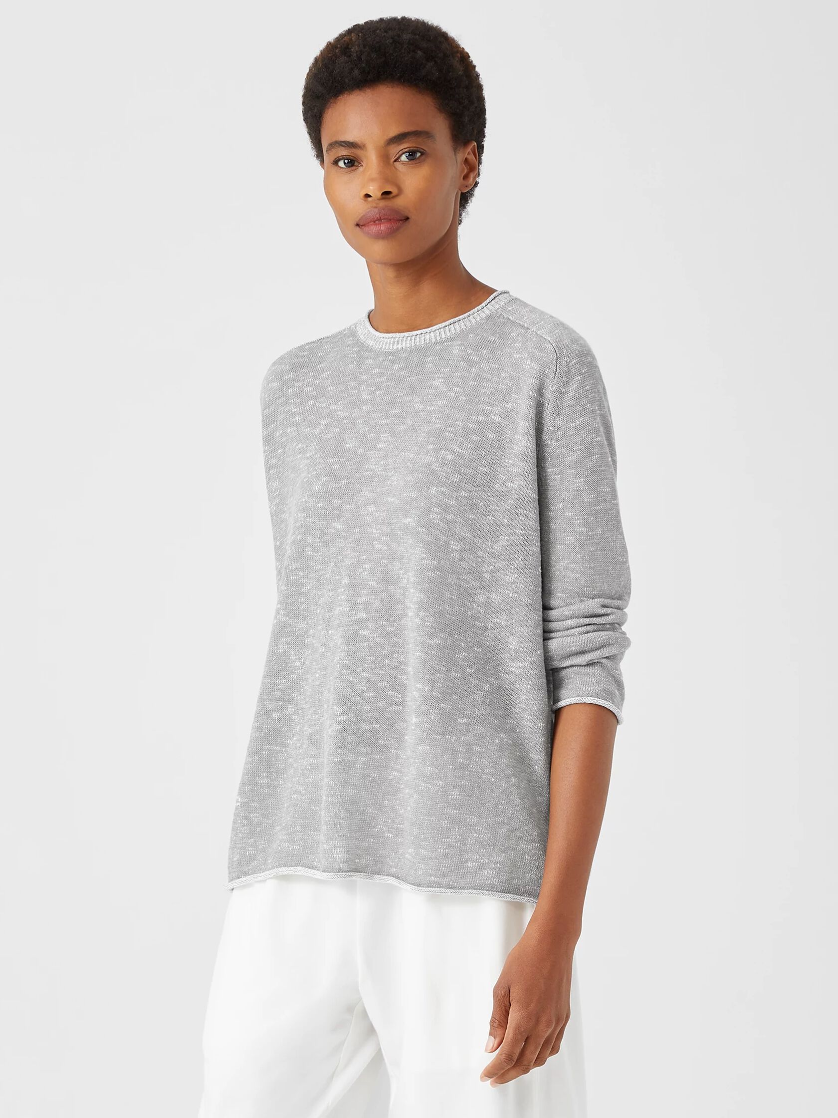 Organic Cotton Linen Slub Top