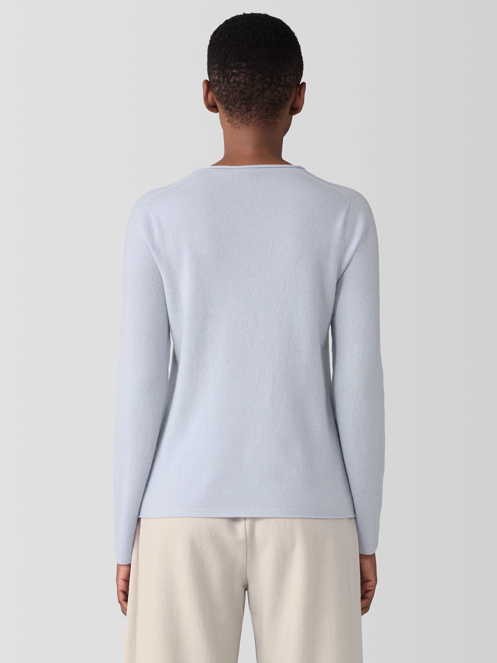 Italian Cashmere Crew Neck Top