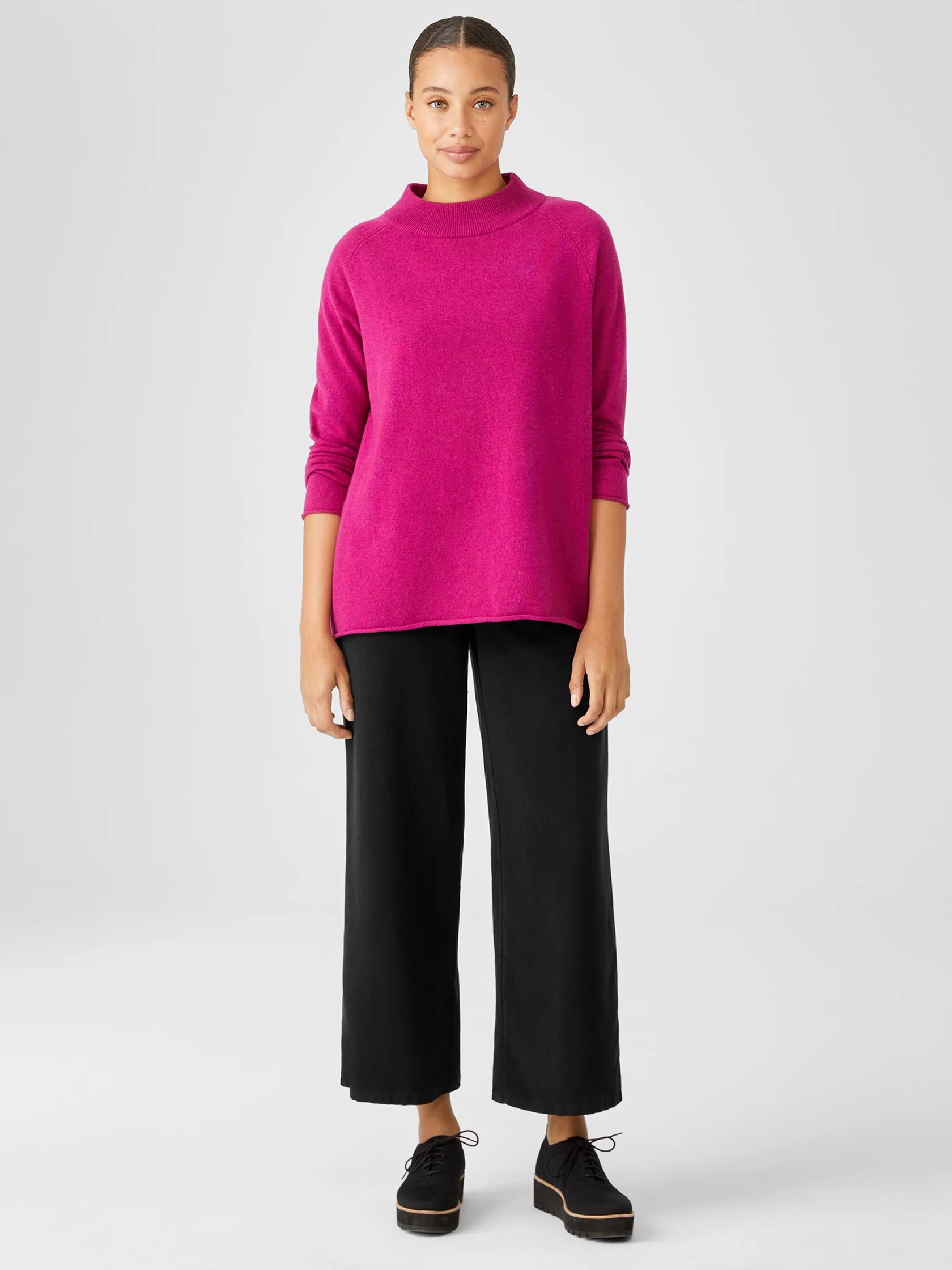 Soft Twill Wide-Leg Pant