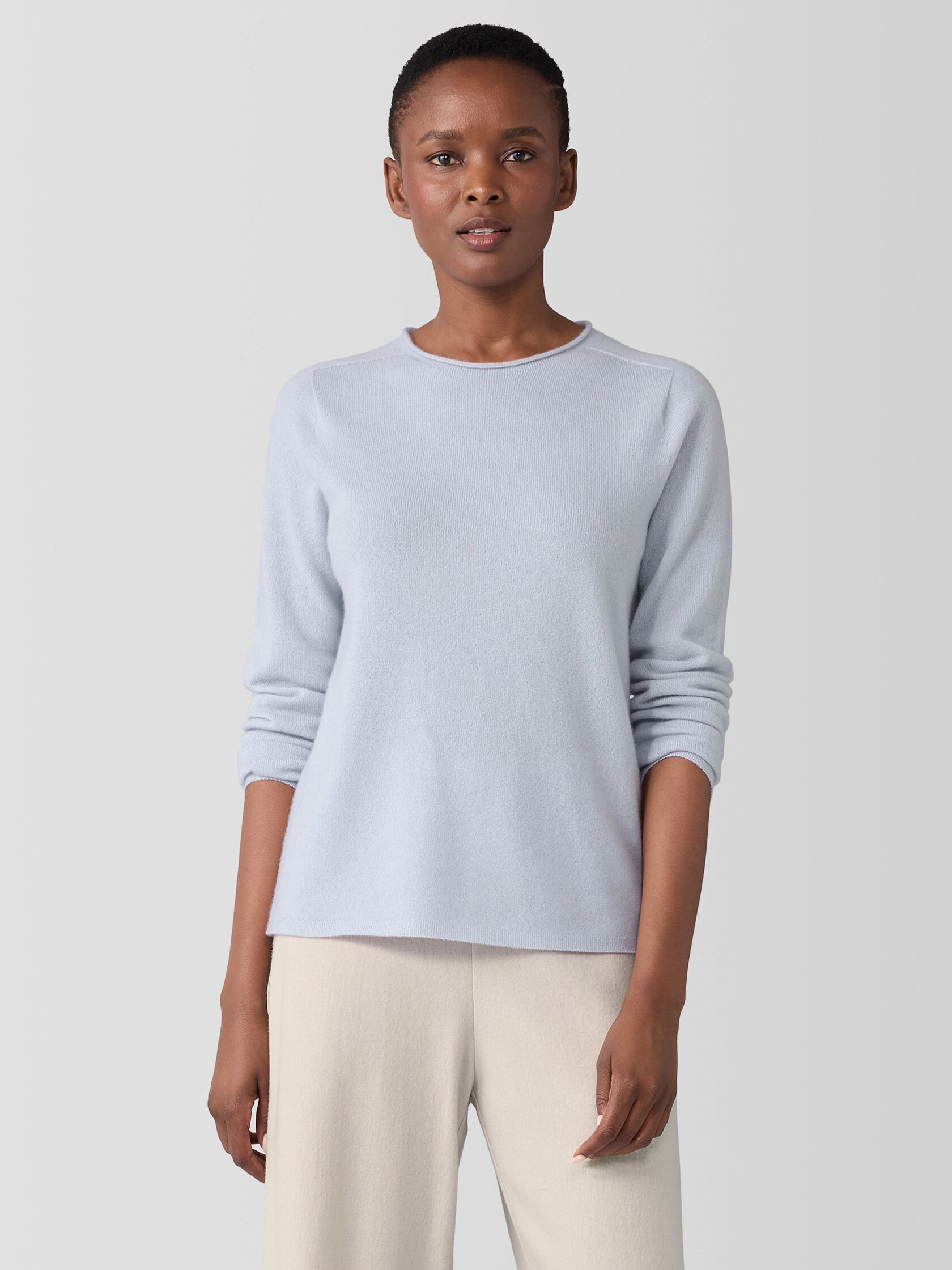 Italian Cashmere Crew Neck Top