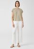 Organic Linen Jersey Square Top