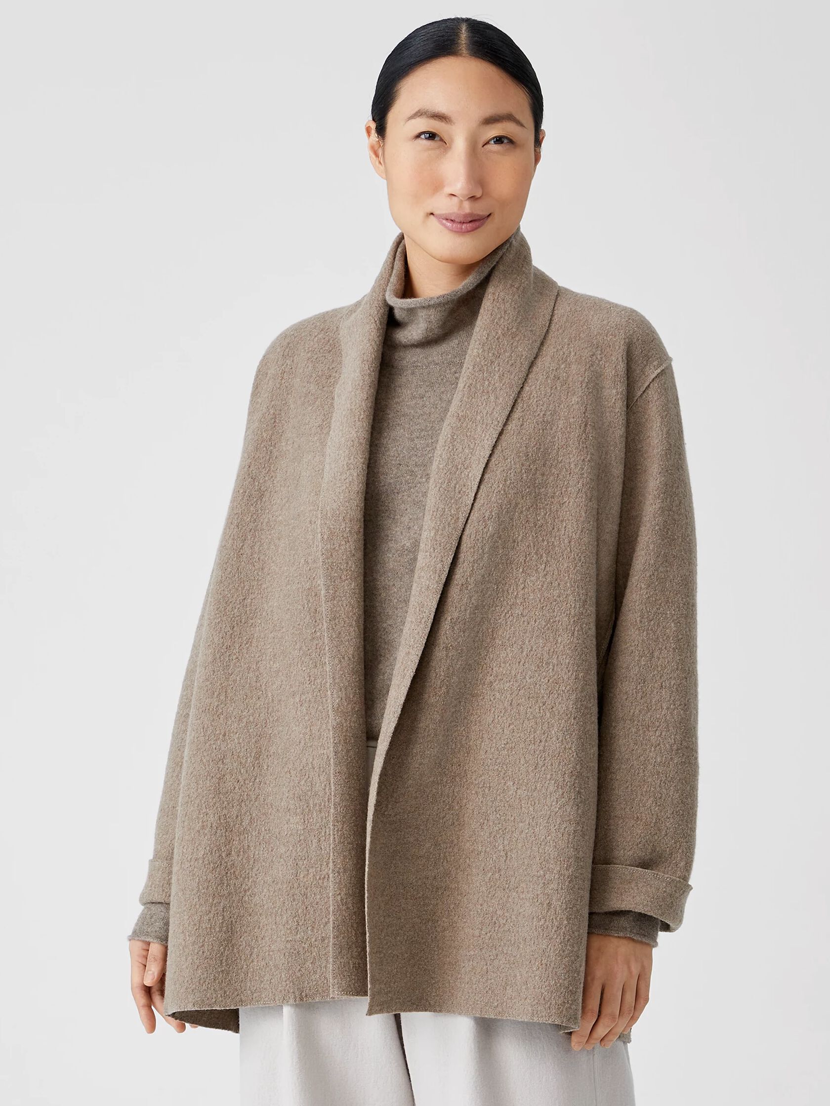 Lightweight Boiled Wool Jacket in Responsible Wool