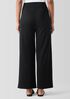 Pima Cotton Stretch Jersey Wide-Leg Pant