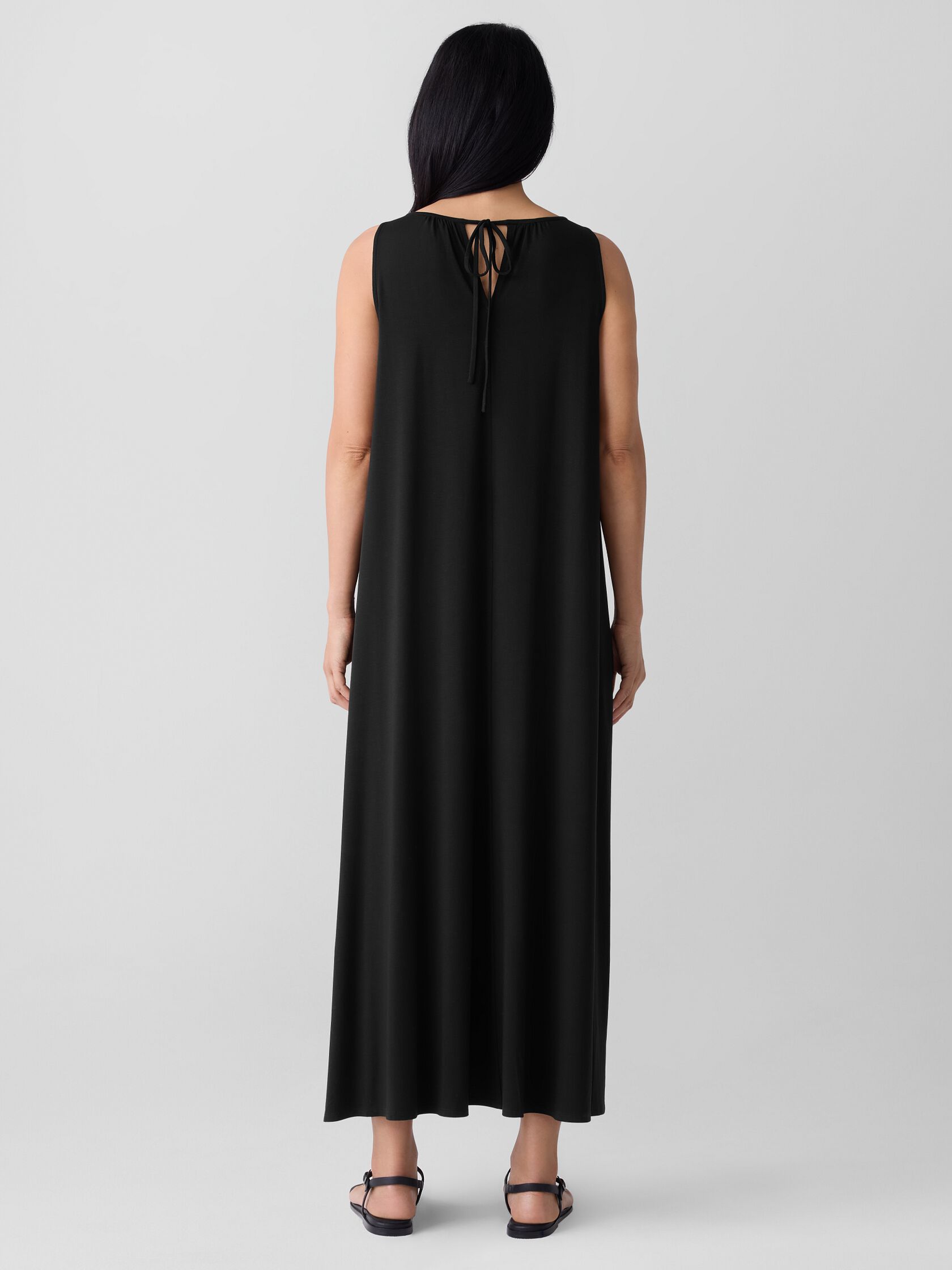 Fine Jersey Round Neck Tank Dress