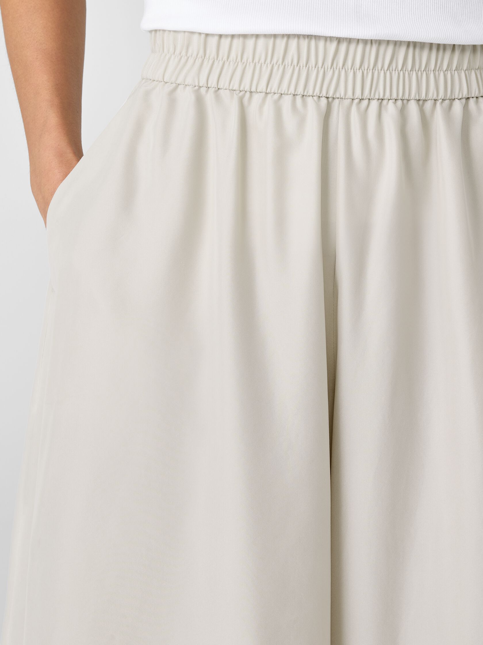 Washed Silk Skirt&nbsp;Pant