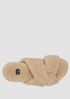 Dello Shearling Slide Sandal