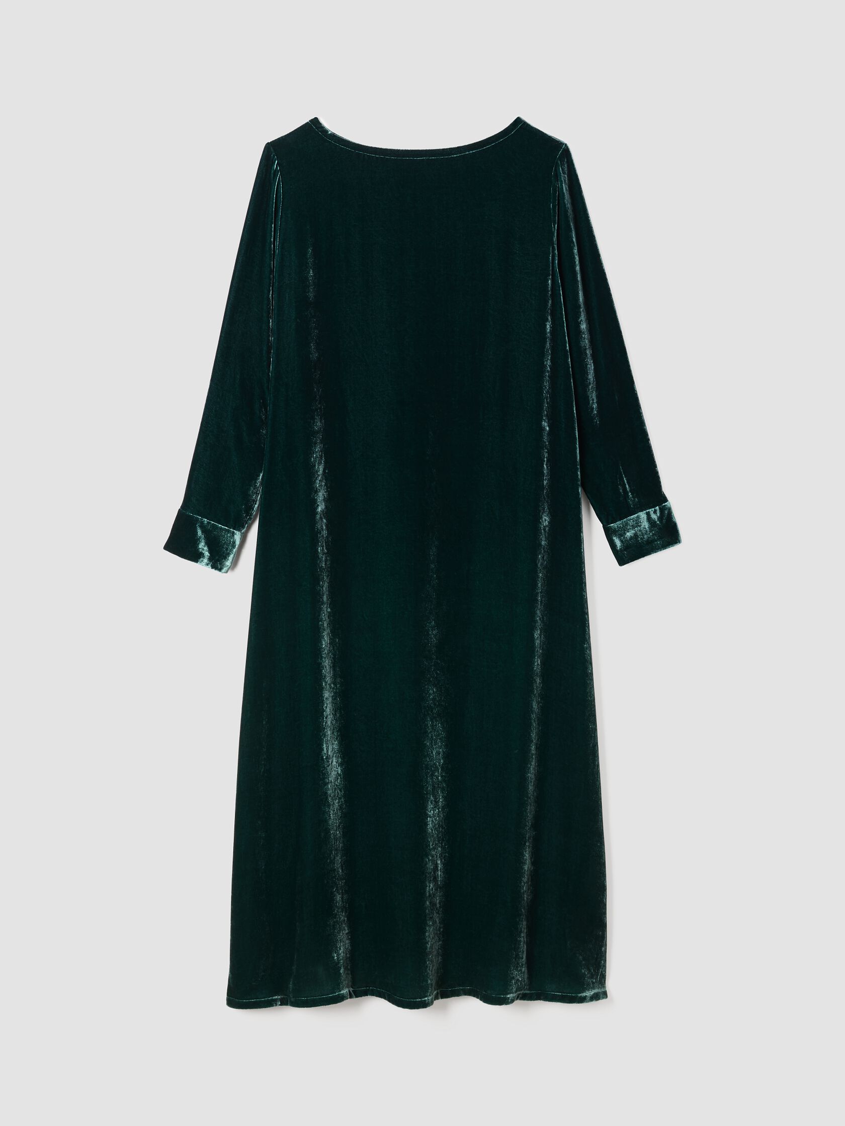 Velvet Bateau Neck Dress