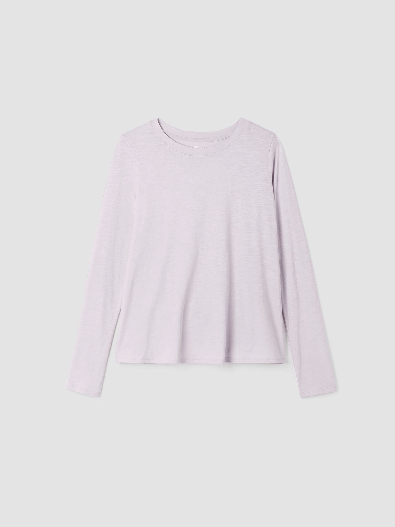 Organic Cotton Slub Crew Neck Top