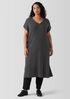 Merino Rib V-Neck Dress