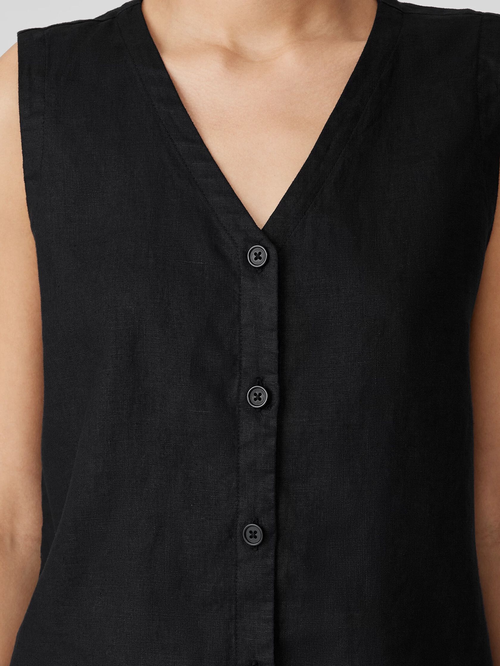 Organic Linen Vest