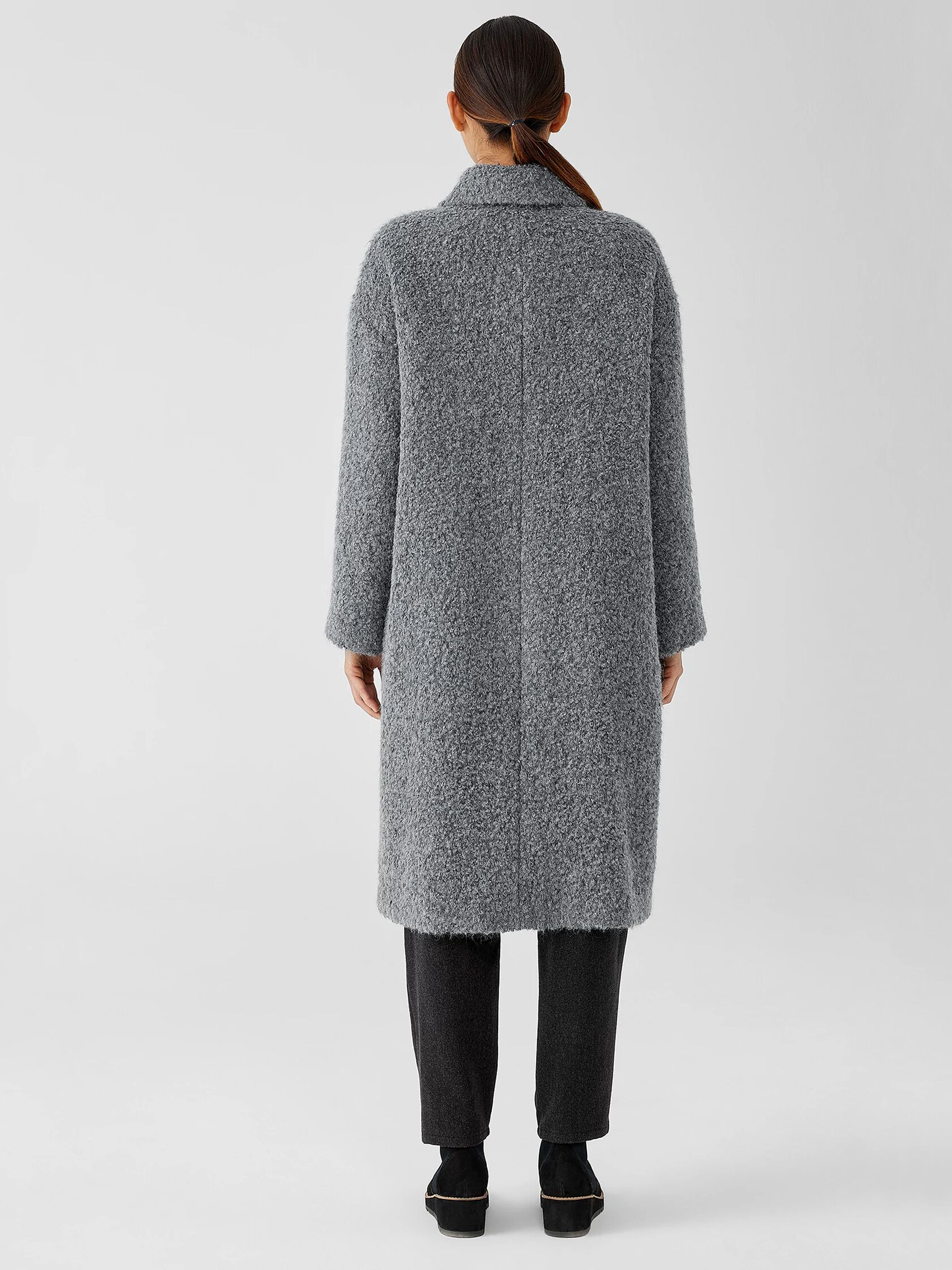 Alpaca Boucle Classic Collar Coat