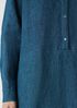 Washed Organic Linen D&eacute;lav&eacute; Shirtdress