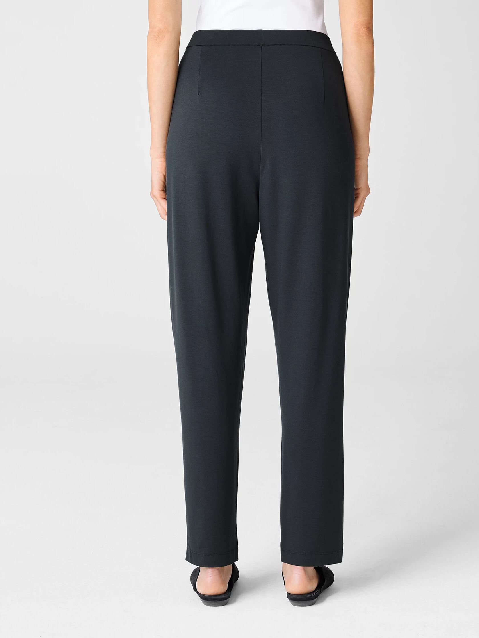 Stretch Jersey Knit Slouchy Pant